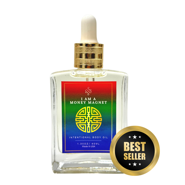 Money Magnet Crystal Intentional Oil - Wealth Attraction