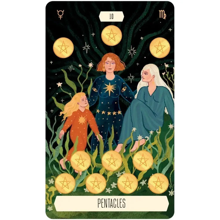 Zodiac Tarot Deck & Guide Book Set