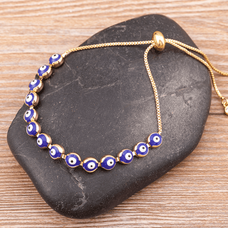 Evil Eye Gold Bracelet