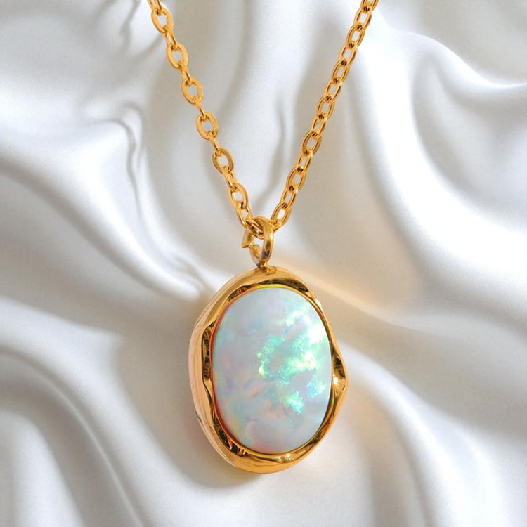 Dainty Opalite Crystal Necklace