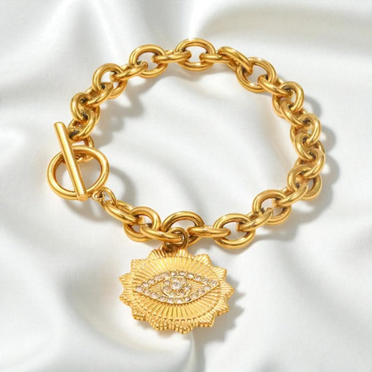 Evil Eye Statement Bracelet