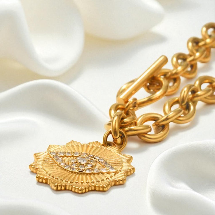Evil Eye Statement Bracelet