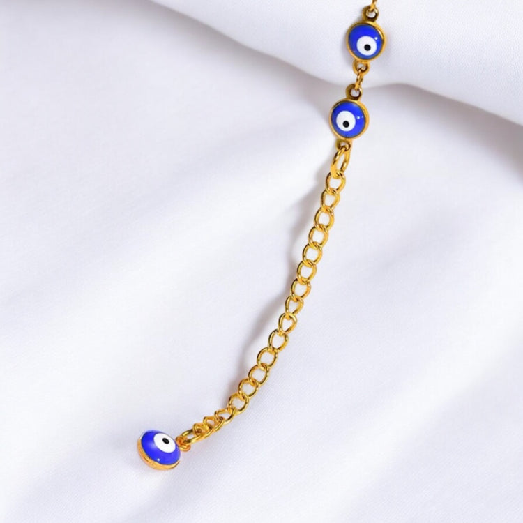 Evil Eye & Hamsa Hand Anklet