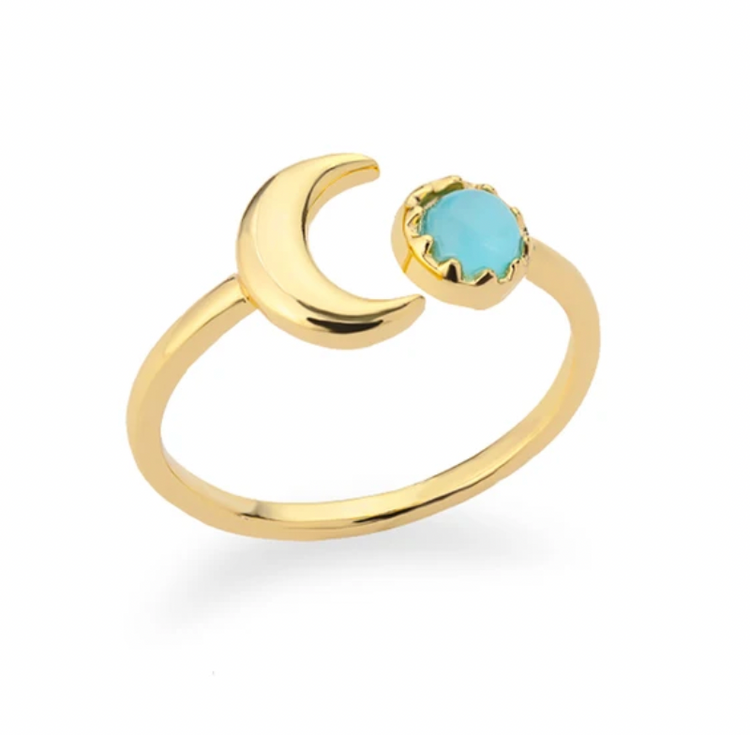 Crescent Moon Ring