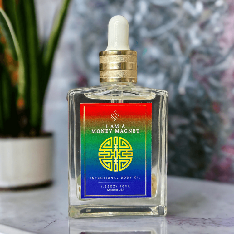 Money Magnet Crystal Intentional Oil - Wealth Attraction