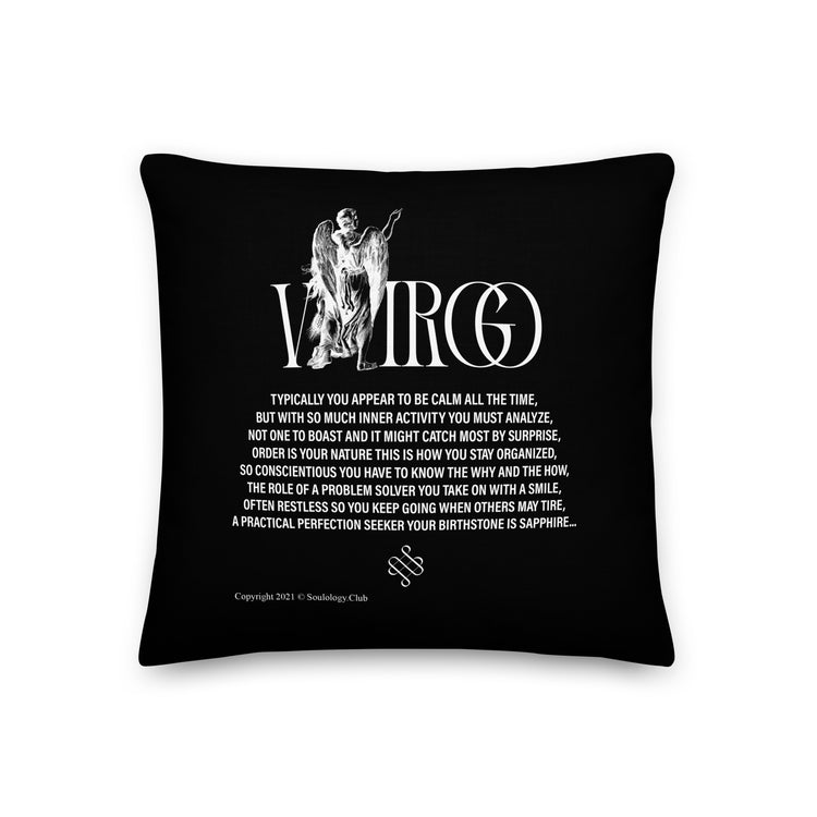 Virgo Poetry Lounge Pillow