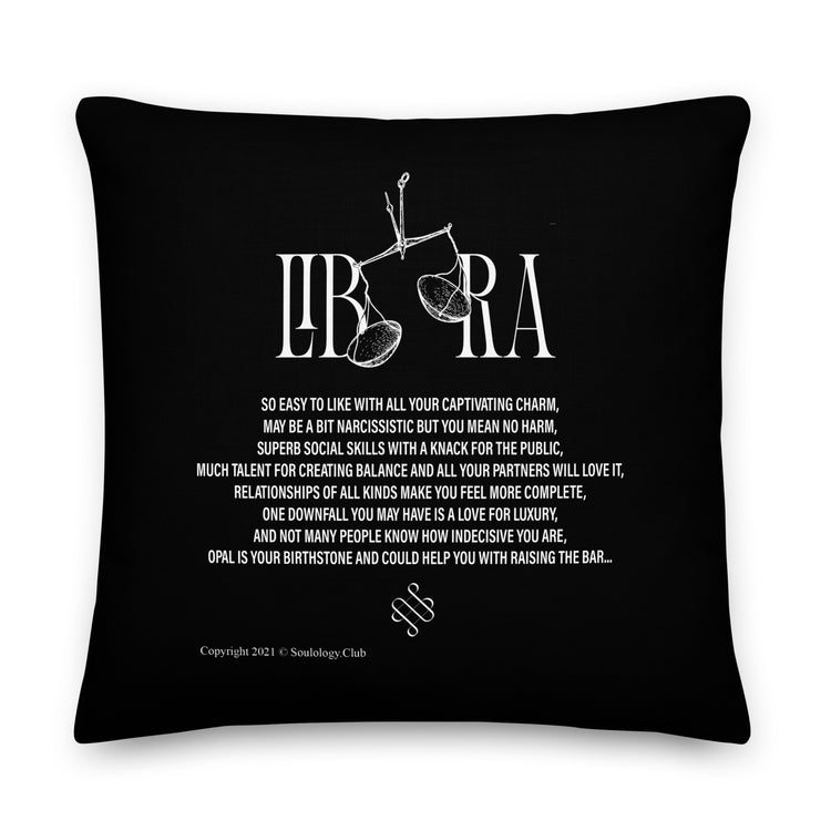 Libra Poetry Lounge Pillow