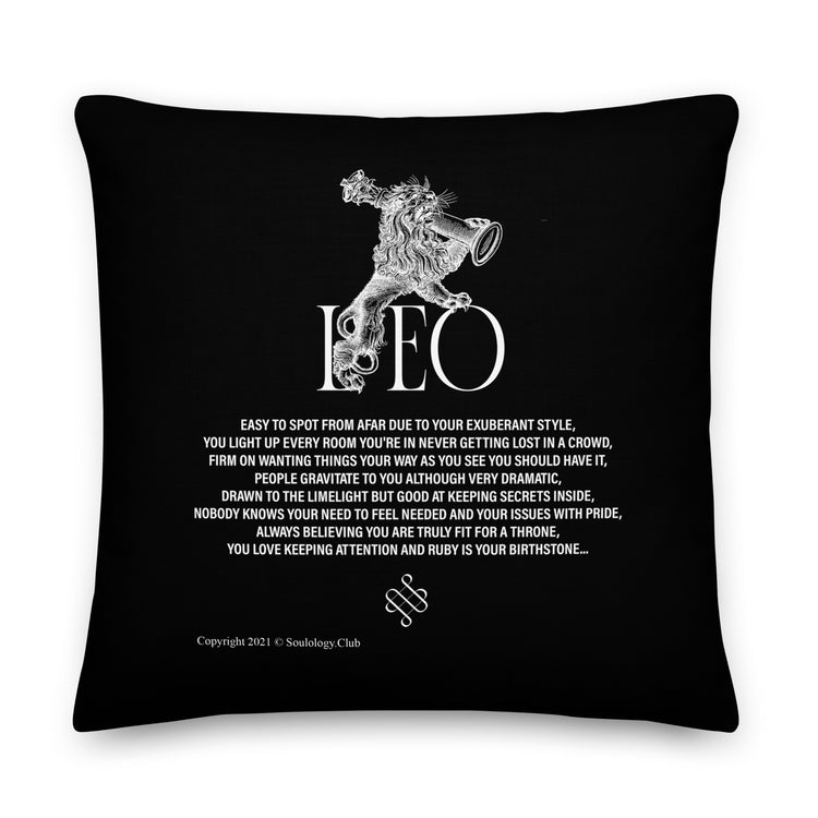 Leo Poetry Lounge Pillow