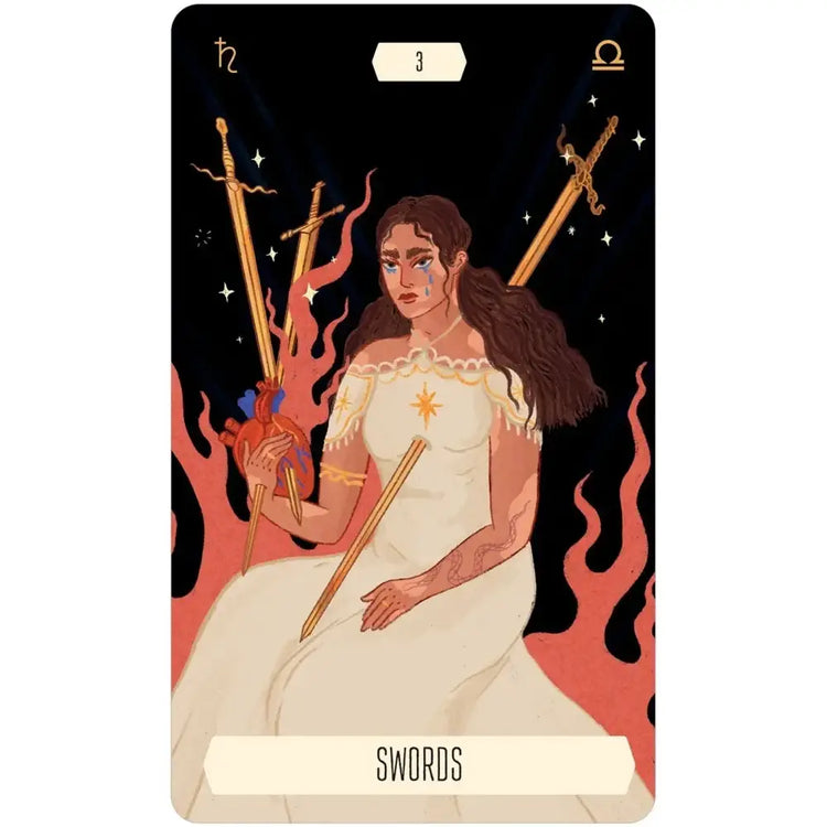 Zodiac Tarot Deck & Guide Book Set
