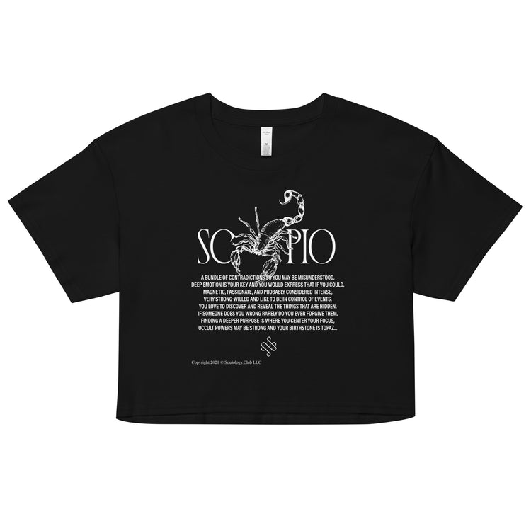 Scorpio Zodiac Crop Top