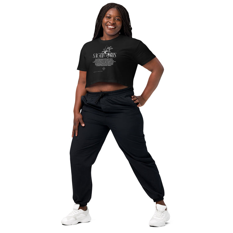 Sagittarius Zodiac Crop Top