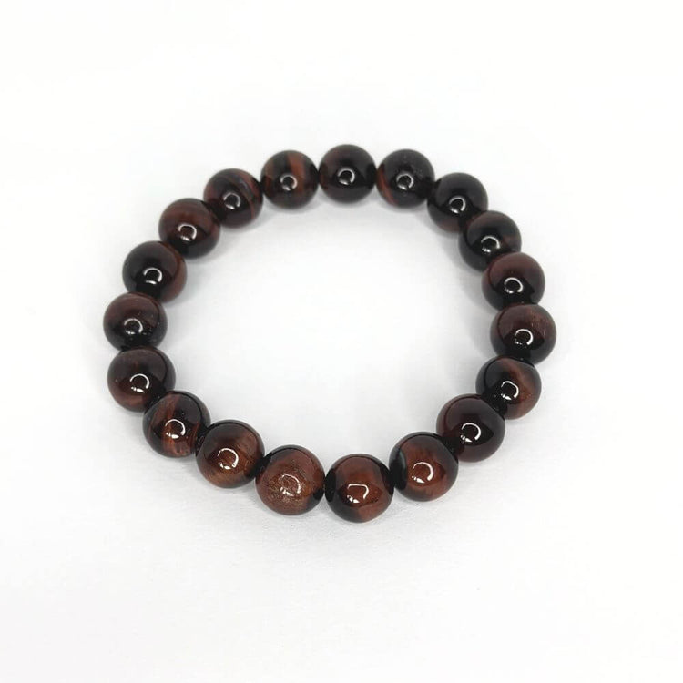 Red Tiger's Eye Crystal Bracelet- Focus | Prosperity | Confidence
