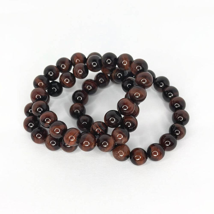 Red Tiger's Eye Crystal Bracelet- Focus | Prosperity | Confidence