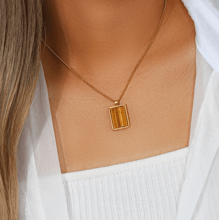 Gold Crystal Necklaces