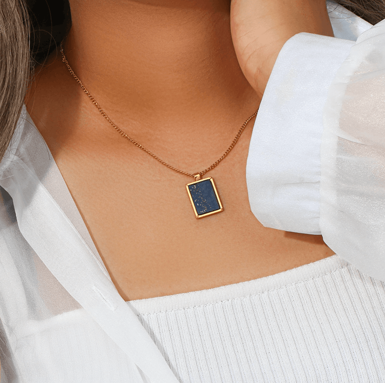 Gold Crystal Necklaces