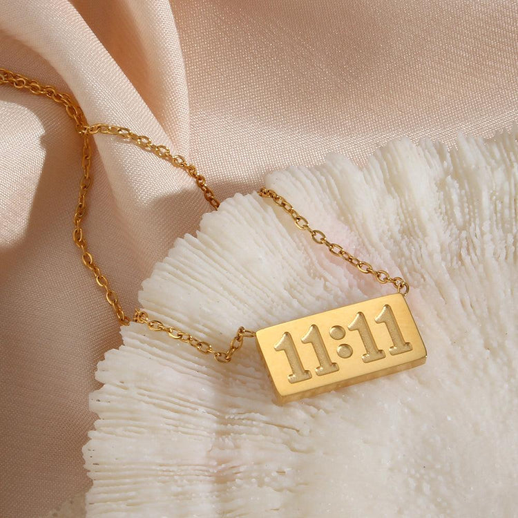 angel number necklace