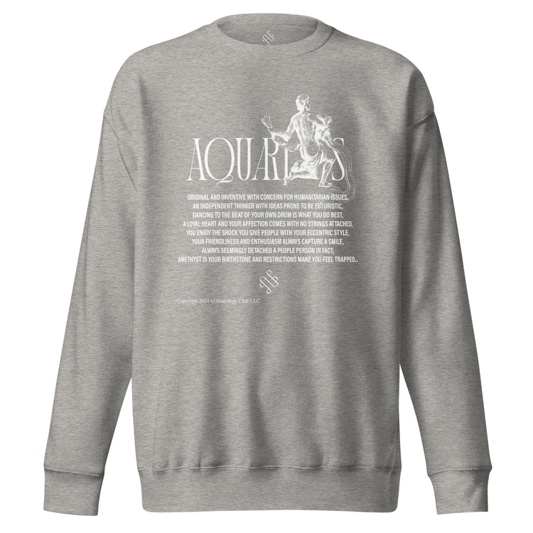 Aquarius Unisex Zodiac Sweatshirt