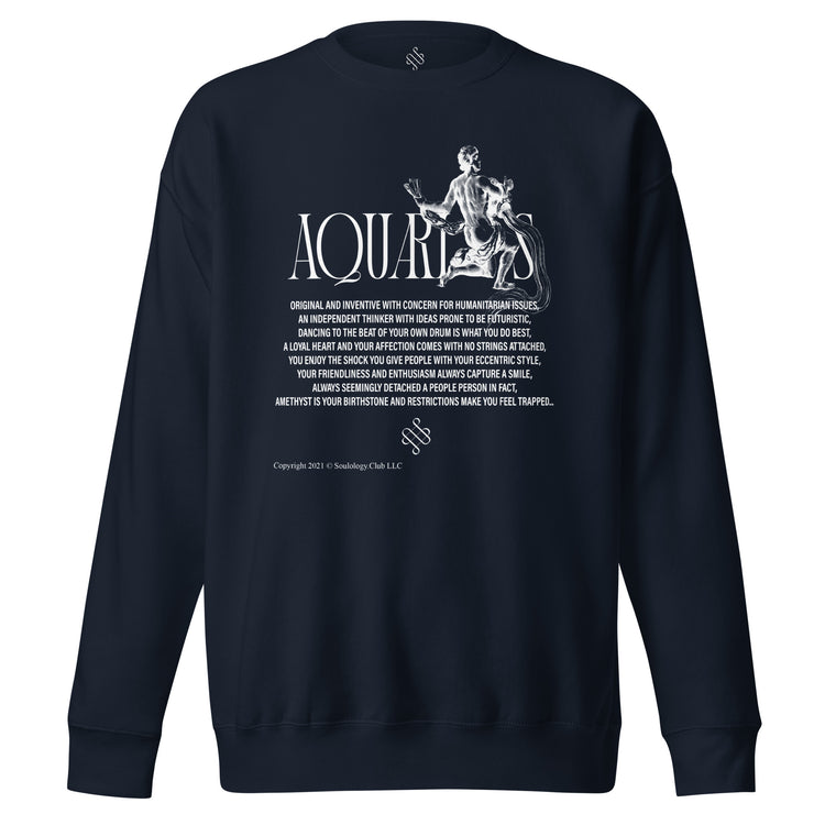 Aquarius Unisex Zodiac Sweatshirt