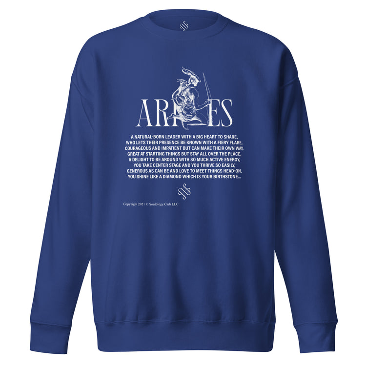 Aries Unisex Zodiac Sweatshirt
