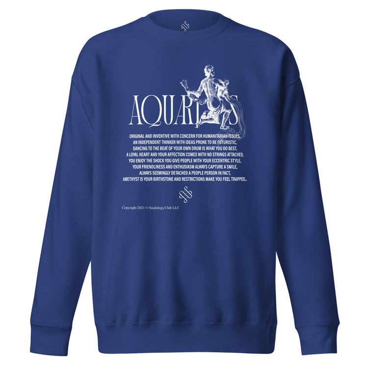 Aquarius Unisex Zodiac Sweatshirt