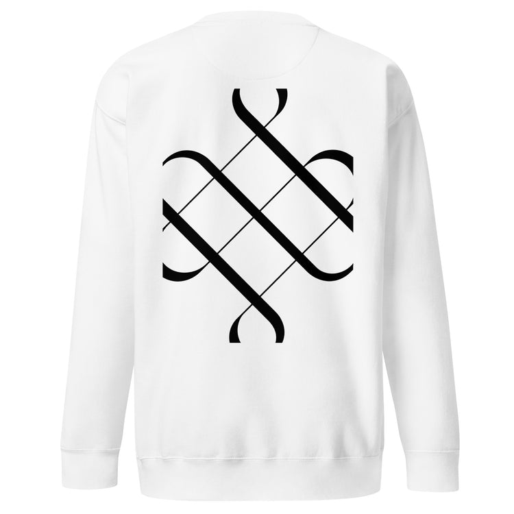 White Aquarius Unisex Zodiac Sweatshirt