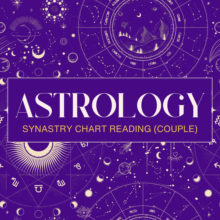 Synastry Chart Reading (Couples Reading)- Tropical House System (1hour 30min)