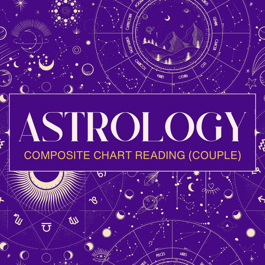 Composite Chart Reading (Couples Reading)- Tropical House System (1hour 30min)