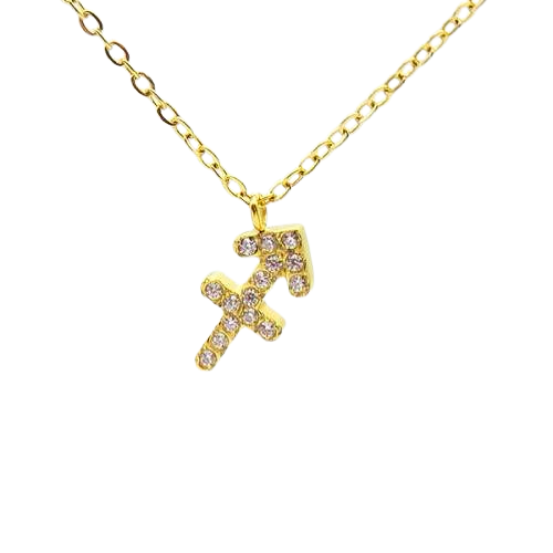 Zodiac Cubic Zircon Necklace