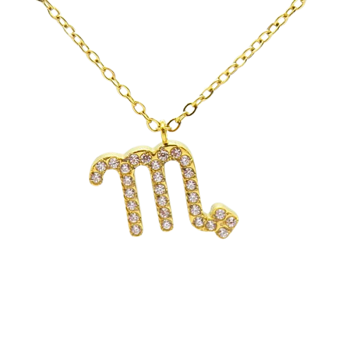 Zodiac Cubic Zircon Necklace