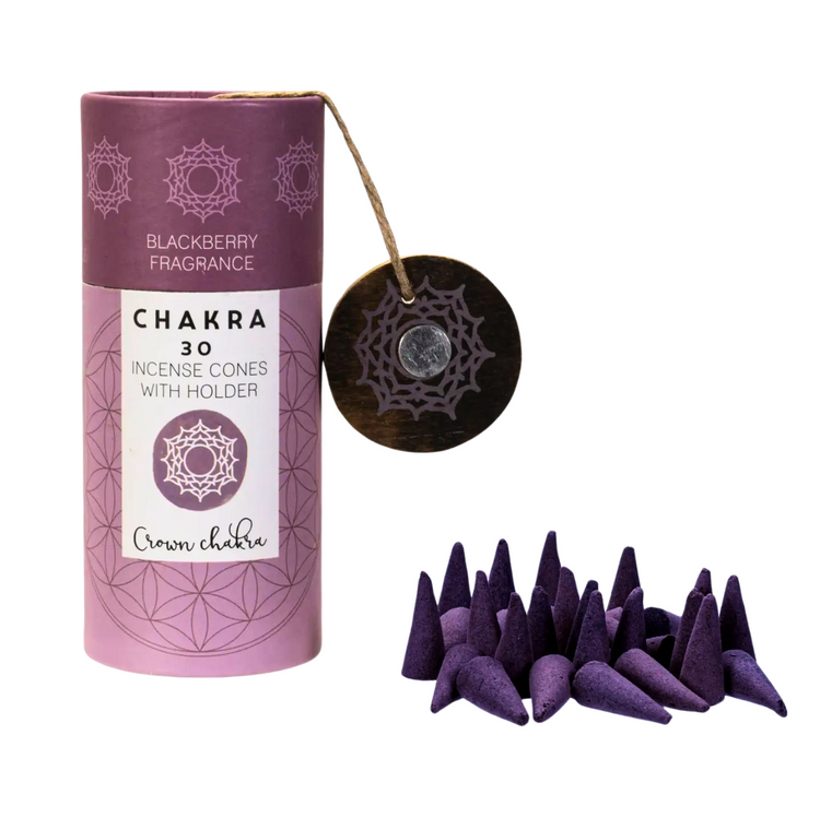 Crown Chakra Incense Cones w/ Burner