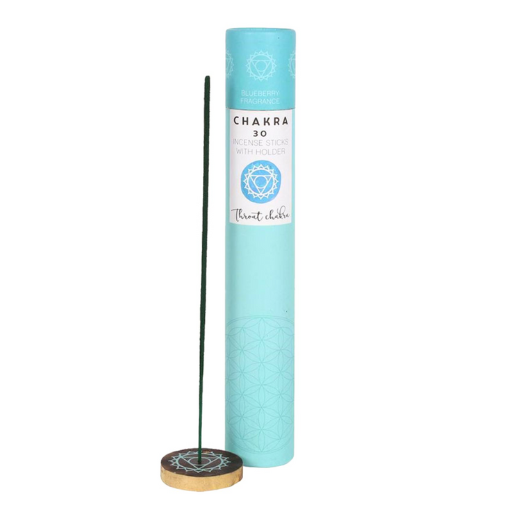Throat Chakra Incense Sticks w/ Burner