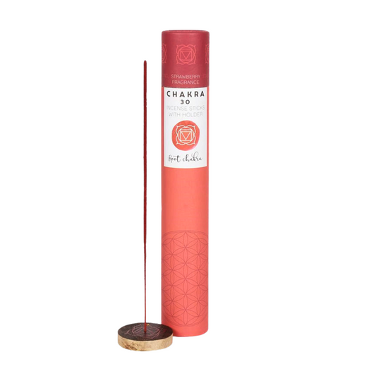 Root Chakra Incense Sticks w/ Burner