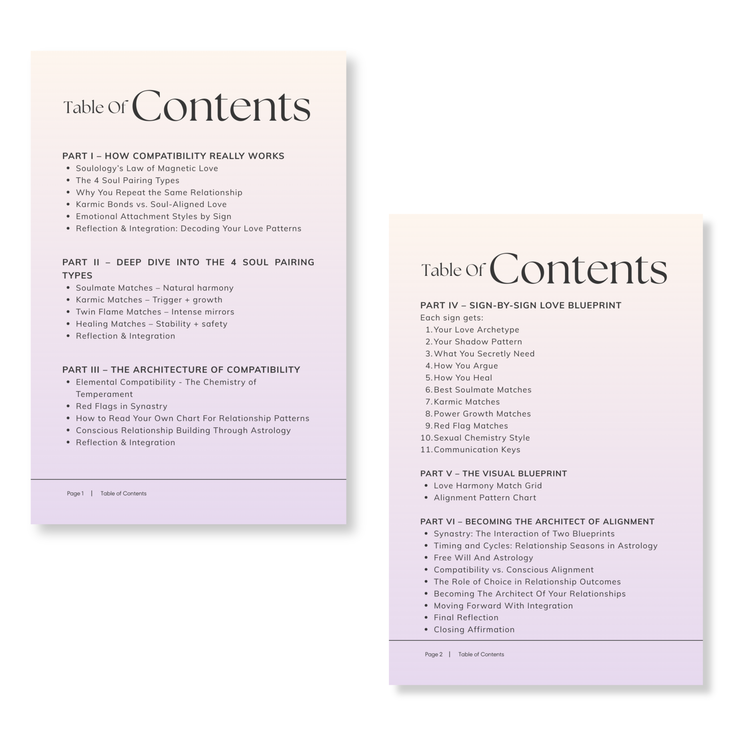 Love Harmony Blueprint™ EBook