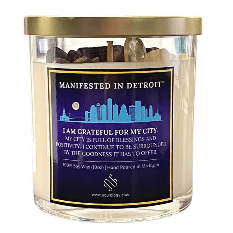 Manifested in Detroit Candle