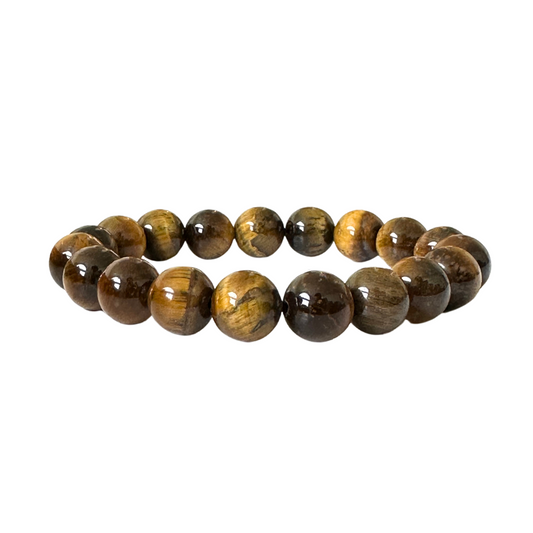 Tiger's Eye Crystal Bracelet- Focus | Prosperity | Confidence