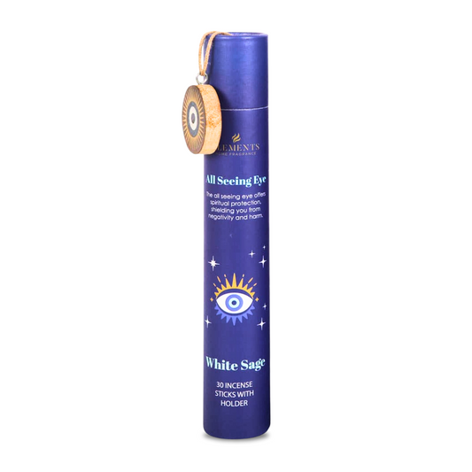 Evil Eye White Sage Incense w/ Burner