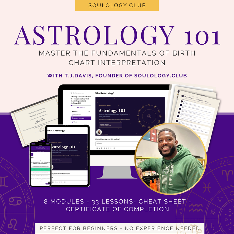 Astrology 101 Course | Learn to Read Any Birth Chart | Soulology.Club [70 mins]