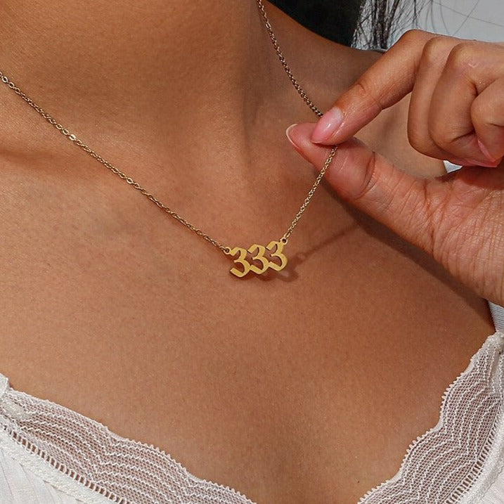 Angel Number Numeric Necklace
