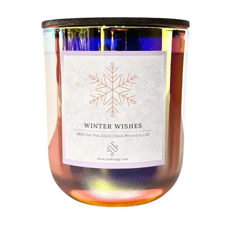 Winter Wishes Luxury Crystal Candle