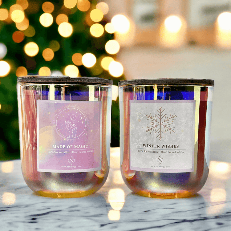 Winter Wishes Luxury Crystal Candle