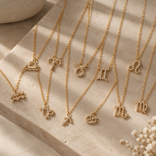 Zodiac Cubic Zircon Necklace