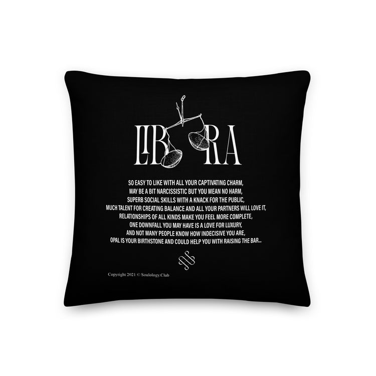 Libra Poetry Lounge Pillow