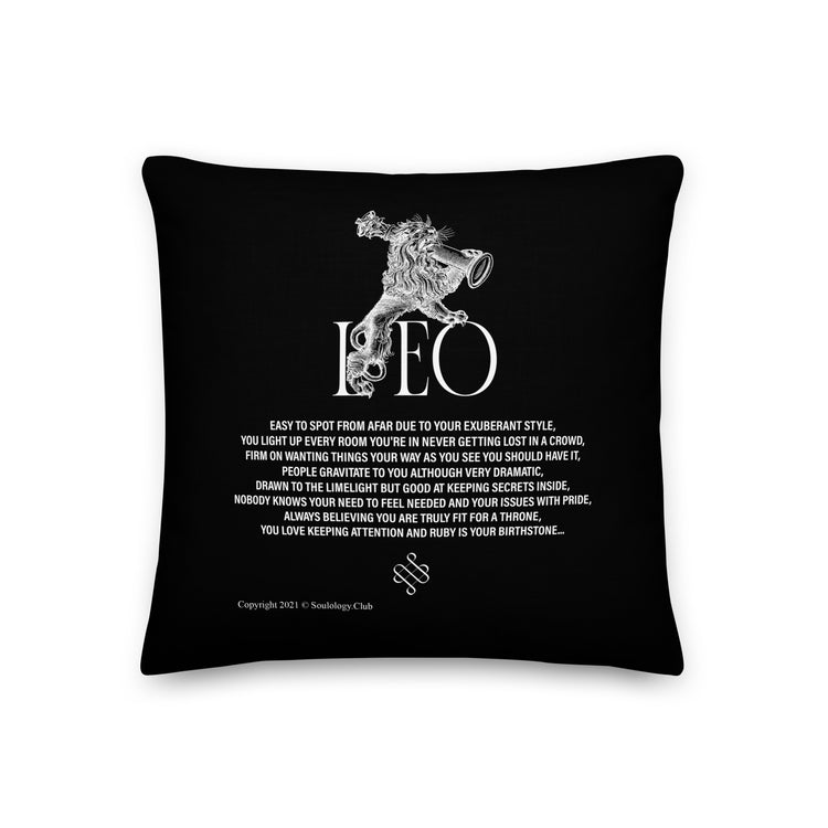 Leo Poetry Lounge Pillow