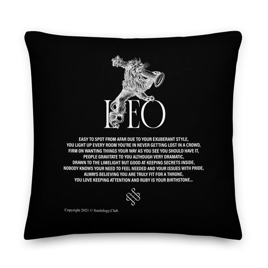 Leo Poetry Lounge Pillow