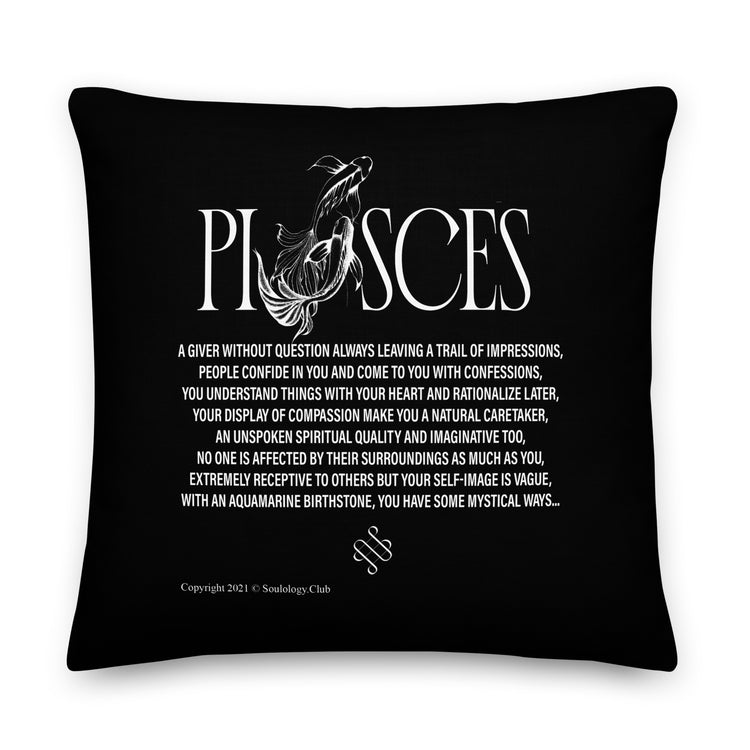 Pisces Poetry Lounge Pillow