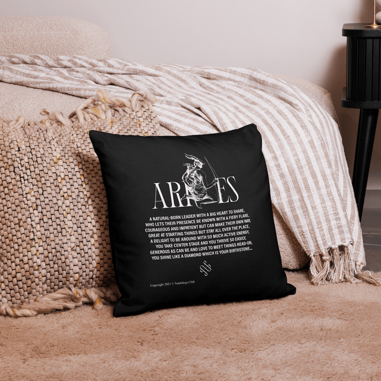 Aries Poetry Lounge Pillow