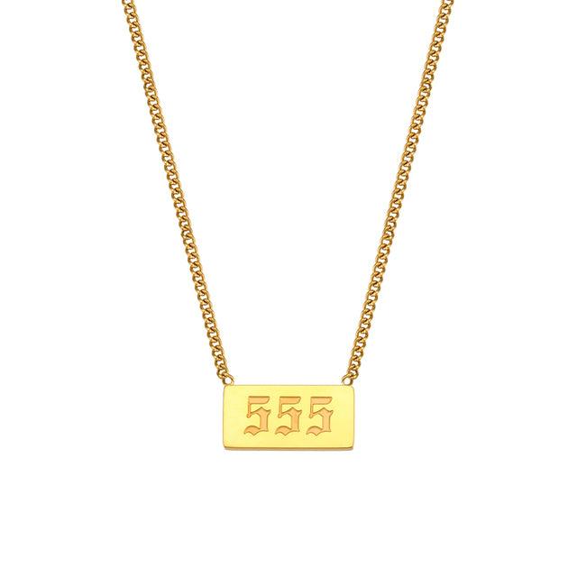 angel number necklace