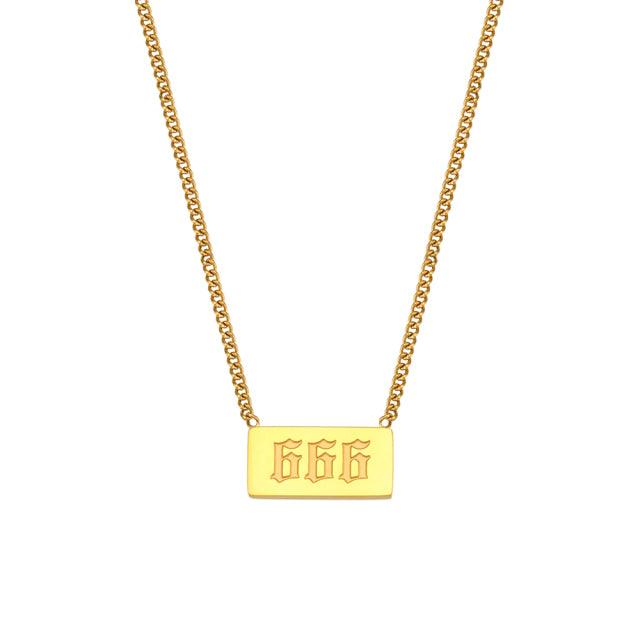 angel number necklace