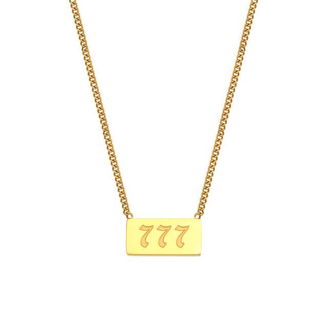 angel number necklace