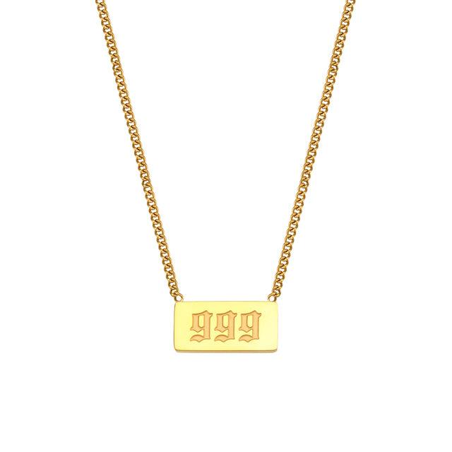 angel number necklace